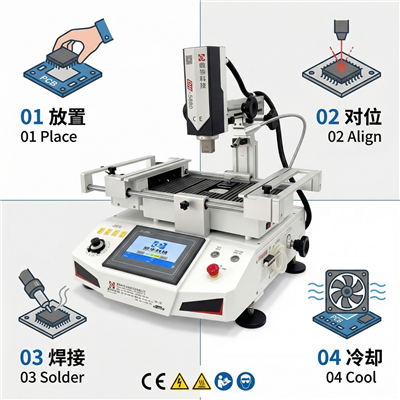 Estación de soldadura de aire caliente